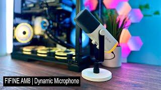 Dynamic Microphone FIFINE AM8  XLR & USB Mic Review