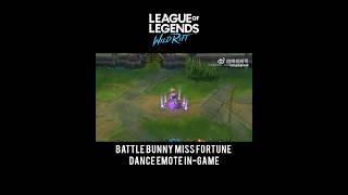 Battle Bunny Miss Fortune In-game Dance Emote