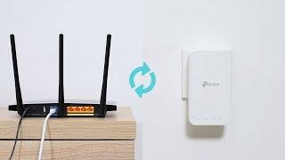 TP-Link AC1200 Wi-Fi Range Extender RE300 Quick Setup WPS