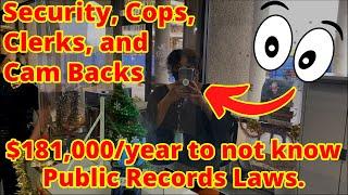 $181000 a Year to Not Know What A Public Records Request Is.