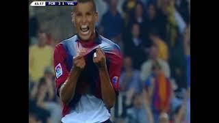 Barcelona 3-2 Valencia - 2000-2001 La Liga Week 38 Extended Highlights