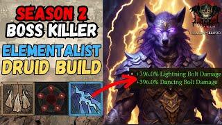 NEW DUAL ELEMENT Boss Killer + Speedfarmer Lightning Storm Natures Fury Druid Season 2 Build