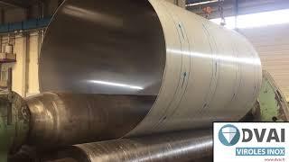 Manufacturing Rolled shells in stainless steel - DVAI