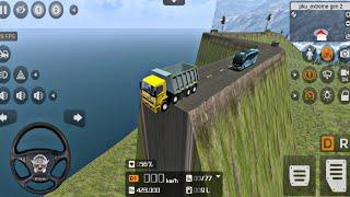 Modified Bharat Benz Truck Driving Bus Simulator Indonesia  Indian Truck Driving On narrow road