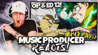 Music Producer Reacts to  MY HERO ACADEMIA OP & ED 12 SEASON 7--Ta ga Tame & Tsubomi