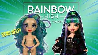 The Struggle was too REAL Restyling Thrifted Rainbow High Laurel and Holly Devious