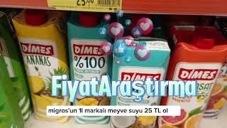 MİGROS MARKET MEŞRUBAT MEYVE SUYU FİYATLARİ 15 TEMMUZ 2024 #fiyataraştırma