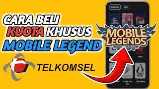 Cara Beli Kuota Game Mobile legend dari Telkomsel  Game lainya juga ada