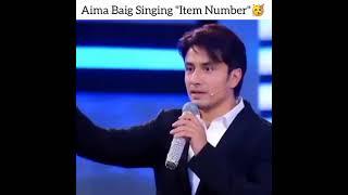 Aima Baig Singing Item  Number For Maya Ali In Award Show Whatsapp Status
