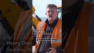 JCB 3CX Backhoe Loader at Heathrow Airport