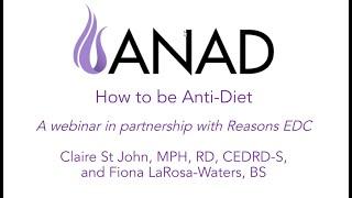 How to be Anti-Diet Webinar Part 2