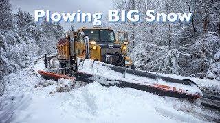 Plowing BIG Snow
