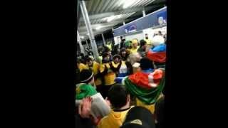 Лезгинка после матча Ганновер 96 - Анжи 21.02.2013 Hannover 96 Anzhi