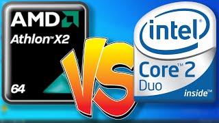 Athlon 64 x2 2.8Ghz vs Core 2 Duo 2.8Ghz  Quick Benchmark AMD Athlon 7850 vs Intel Core2duo E7400