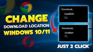 How to Change Download Location in Windows 10 ।  Change Default Download Location