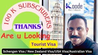 100 K Subscribers Schengen Visa  Travel History Australian Visa New Zealand Visa