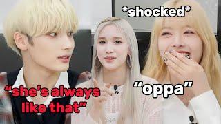 TXT HUENINGKAI exposing his sister kep1er BAHIYYIH in front of EUNCHAE