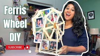 DIY Popsicle Stick Ferris Wheel Tutorial - Fun Craft Project