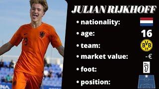 Julian Rijkhoff • BVB • Highlights Video Goals Assists Skills