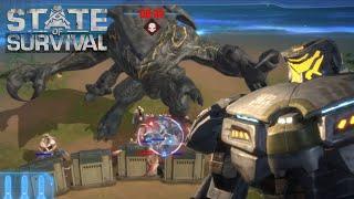 Putrid Tide - Striker Eureka vs Leatherback Mini-Game  Pacific Rim Event  State of Survival
