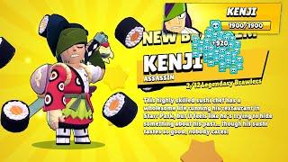 OMG KENJI NEW LEGENDARY BRAWLER LEGENDARY FREE GIFTS BRAWL STARS NEW UPDATE  GIFTS