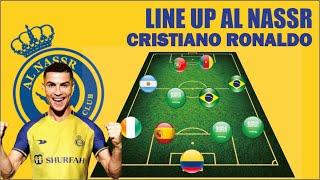 Al Nassr Line Up With Cristiano Ronaldo 2023
