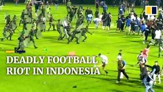 At least 129 killed nearly 200 hurt in football stadium riot and stampede in Indonesia