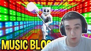 Evelone Смотрит *AMAZING* Fortnite SONG CREATIONS Using the *NEW* Music Blocks