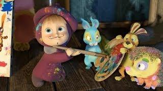 Маша и Медведь Masha and The Bear - Картина маслом 27 Серия