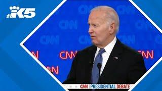 2024 presidential debate Biden calls Trump a sucker over veteran treatment