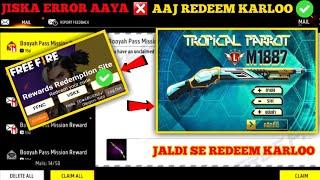 FREE FIRE REDEEM CODE TODAY 3 APRIL REDEEM CODE FREE FIRE  FF REDEEM CODE TODAY 3 APRIL