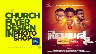 How To Design Elegant Church Flyer In Photoshop  Step By Step Tutorial