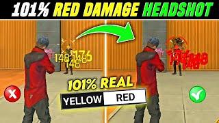 free fire red damage kaise laenfree fire red damage setting kaise karenfreefire red damage setting