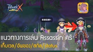 Ragnarok X Next gen ROX#9 แนวทางการเล่น Assassin Critical เก็บเวลอัพของสกิลstatus