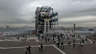 ガンダムファクトリー横浜. December 2022 Gundam Factory Yokohama Japan. Video 2