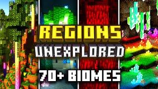 Regions Unexplored ALL BIOMES - Minecraft Mod Showcase - Best Mods 1.19.4 ForgeFabric