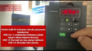 Frecon Sürücü Belli Bir Frekansın Altında ÇALIŞMASIN İsteniyorsa Ne Yapılmalı? #frecon #solarsystem