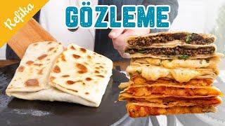 GÖZLEME Favorite TURKISH Street Food  4 Delicious & Easy Fillings Perfect for Breakfast or Lunch