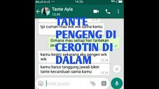 Prank text tante minta tanggung jawab udah di bikin ketagihanauto tanggung jawab