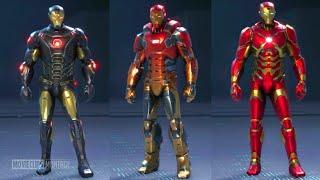 Marvels Avengers Iron Man All Skins Suits & Outfits Full Game