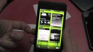 First Look BlackBerry 10 vs. Android