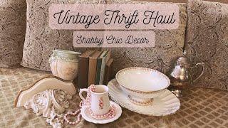 *New* Vintage Thrift Decor Haul  Shabby Chic Decor  Old World Antiques