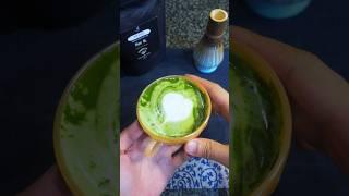 Matcha Latte Art practice