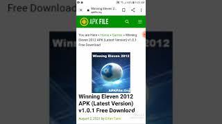 how to download winning eleven 2012.