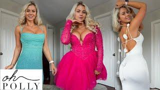 OHPOLLY DRESS TRY ON HAUL  Going OutNYE Outfits