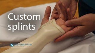 Occupational therapy Custom splints