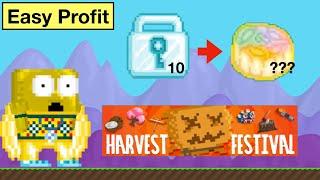 Growtopia  How to get rich in Harvest Festival