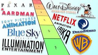 Every Major Animation Studio Ranked