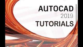 AutoCAD 2019 - Tutorial for Beginners +Overview