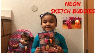 NEÓN SKETCH BUDDIES  *WE FOUND THEM AT THE 99CENT STORE 